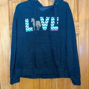 Farm Girl horse love sweatshirt